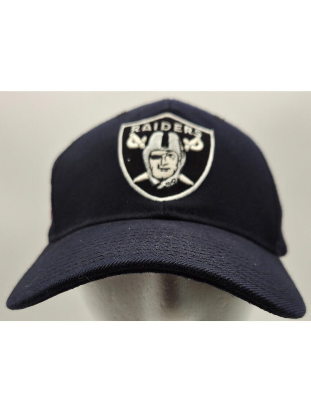 Oakland Raiders Reebok NFL On Field Adjustable Hat Navy Blue Cap